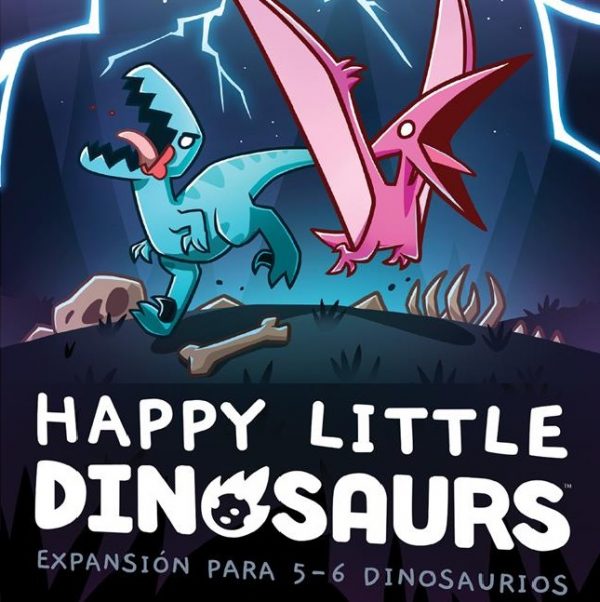 Happy Little Dinosaurs: Espansione 5-6 Giocatori – Gioco Da Tavolo Asmodee, 8+ Anni, Italiano